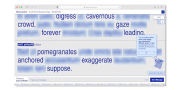 Redact-A-Chat is an old-style chatroom that censors words after one use