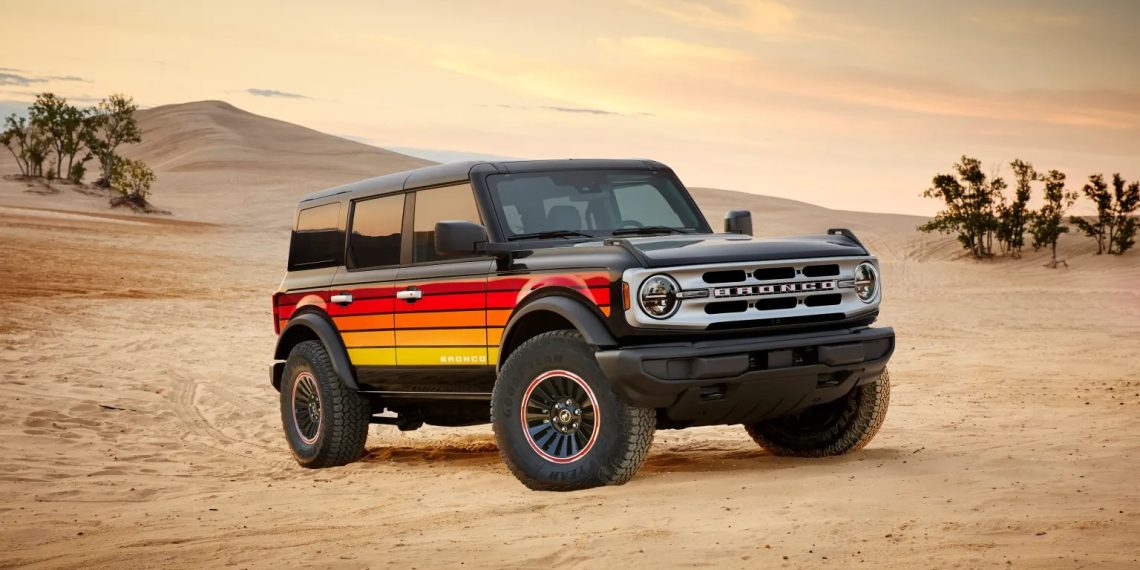 Ford Bronco Goes Retro With Sunset-Inspired ‘Free Wheeling’ Package