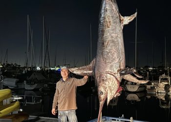 San Diego angler breaks California record with catch of 666-pound swordfish