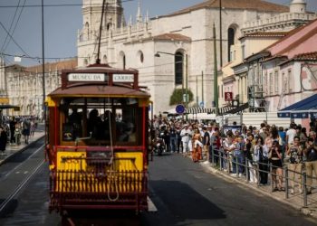 Locals fume as Lisbon’s historic trams become tourist ‘toy’